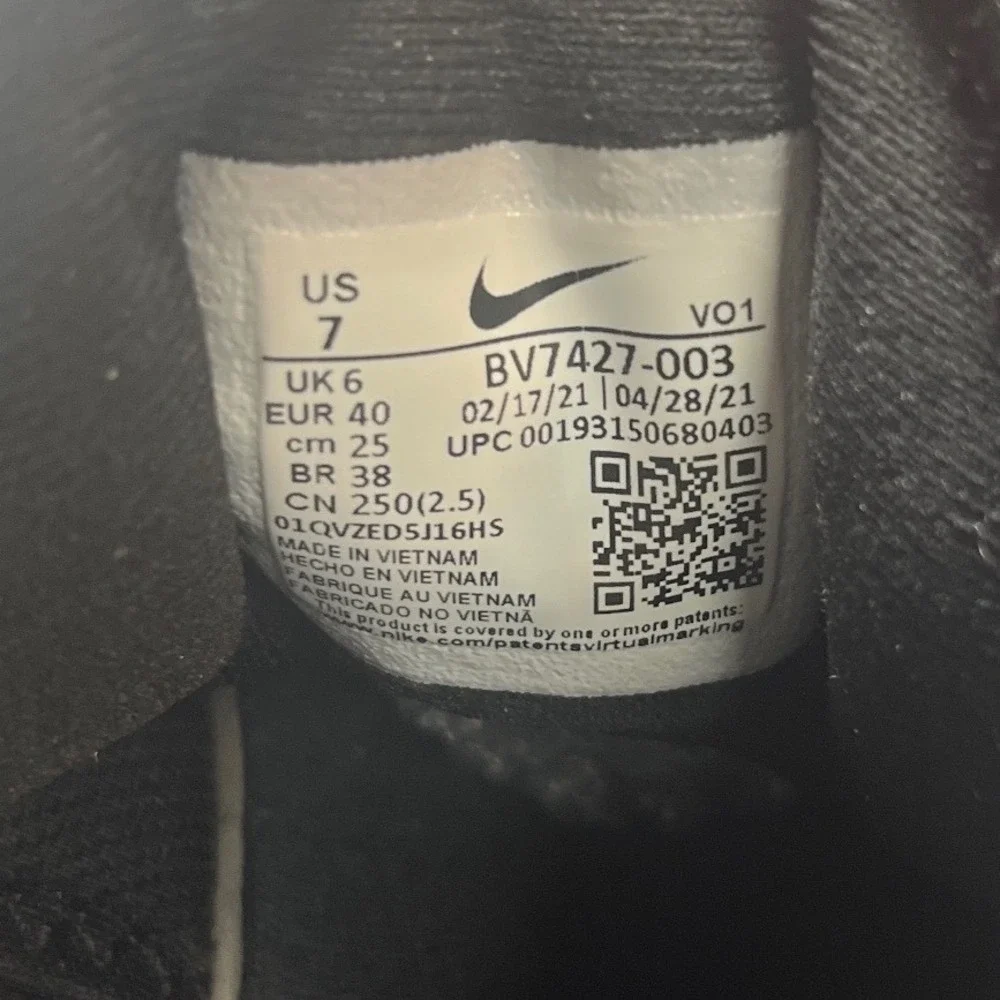 Nike LeBron Witness 5 Triple Black Basketball Shoes BV7427-003 Mens‎ 7